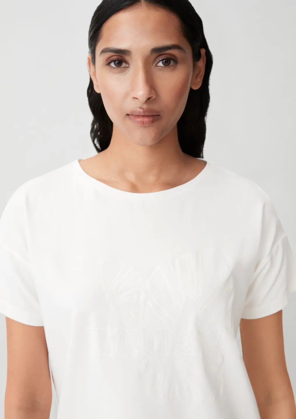 T-Shirt mit Modal-Comma New
