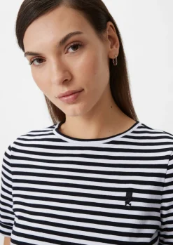 T-Shirt mit Streifen-Comma Sale