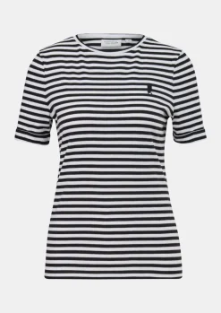 T-Shirt mit Streifen-Comma Sale