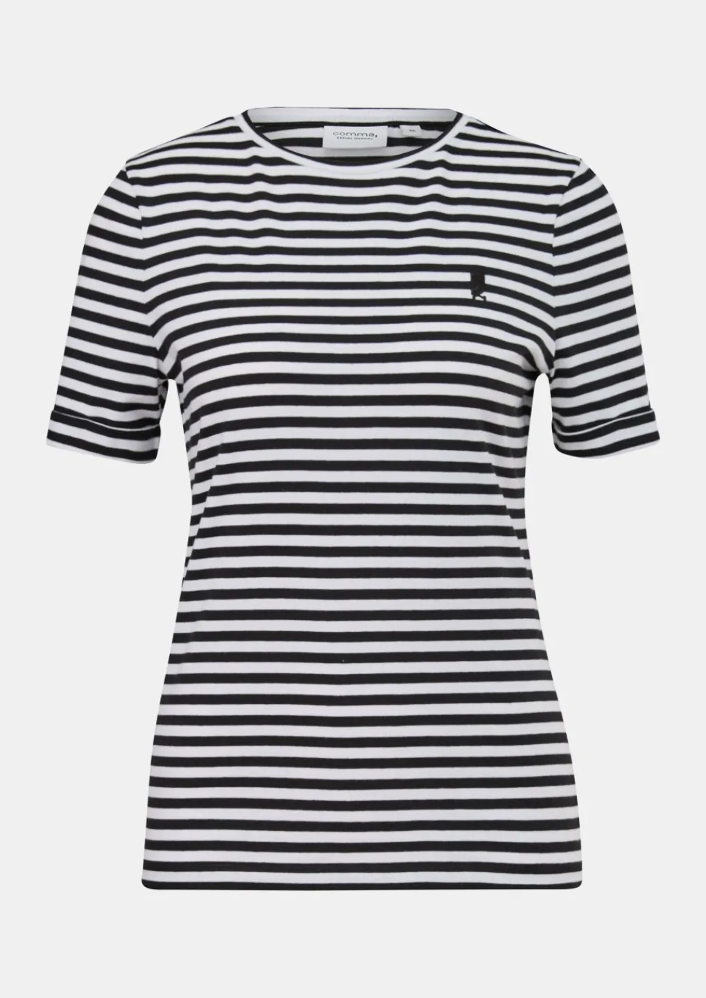T-Shirt mit Streifen-Comma Sale