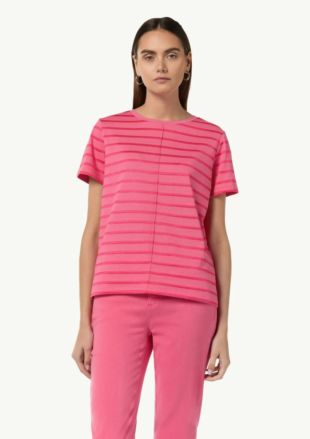 T-Shirt mit Streifenmuster-Comma Discount