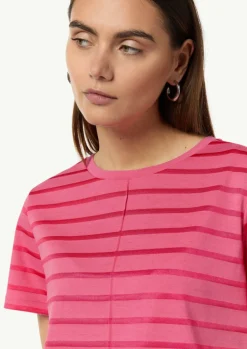 T-Shirt mit Streifenmuster-Comma Discount