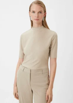 T-Shirt mit Turtleneck-Comma Online