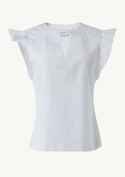 T-Shirt mit Volantärmel-Comma Discount