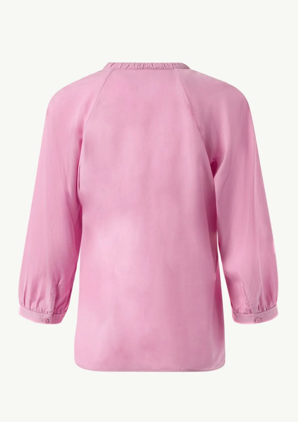 Tunikabluse aus Lyocell mit Logo-Knöpfen-Comma Fashion