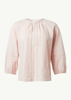 Tunika-Bluse aus Streifen-Jacquard-Comma Online