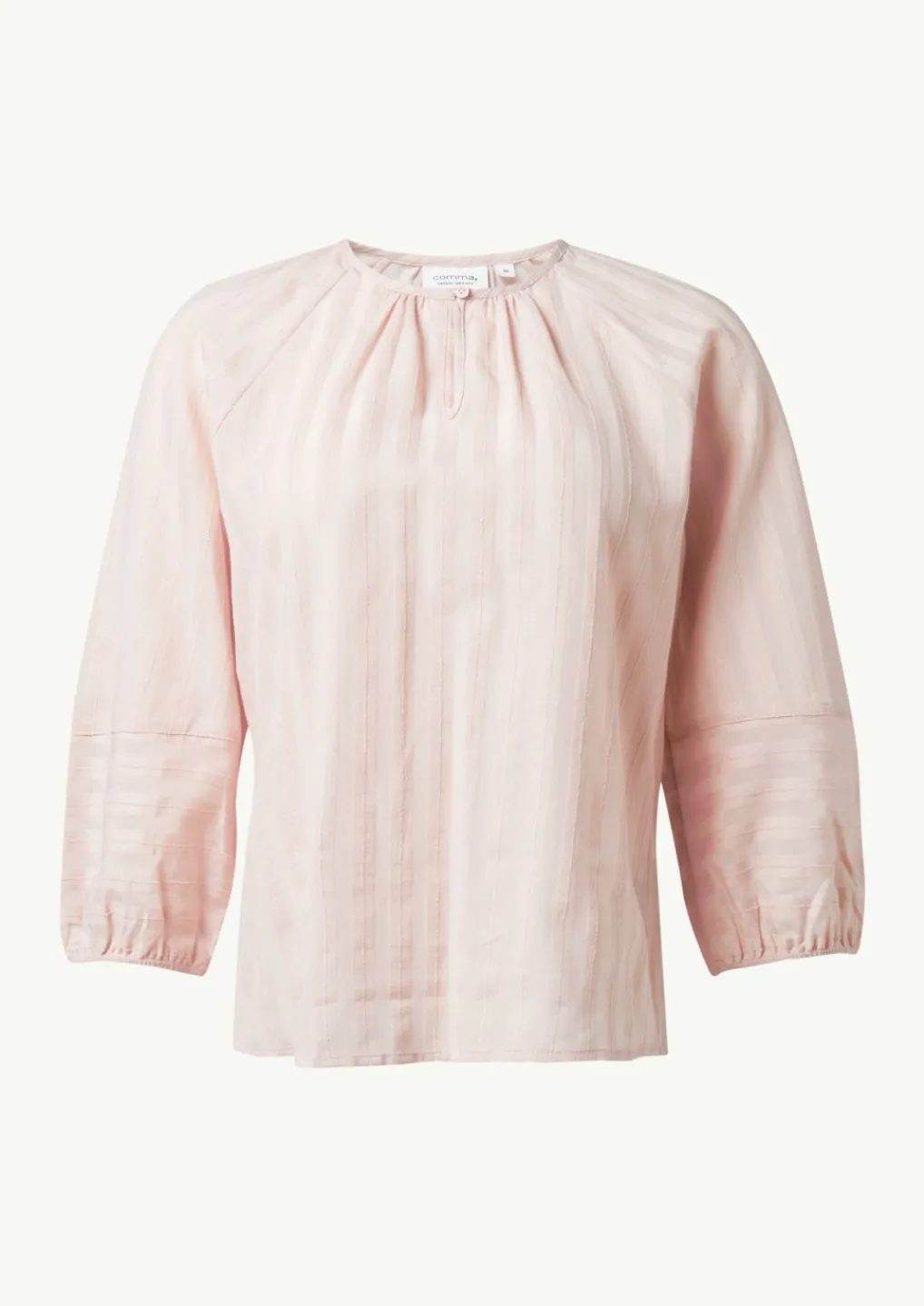 Tunika-Bluse aus Streifen-Jacquard-Comma Online