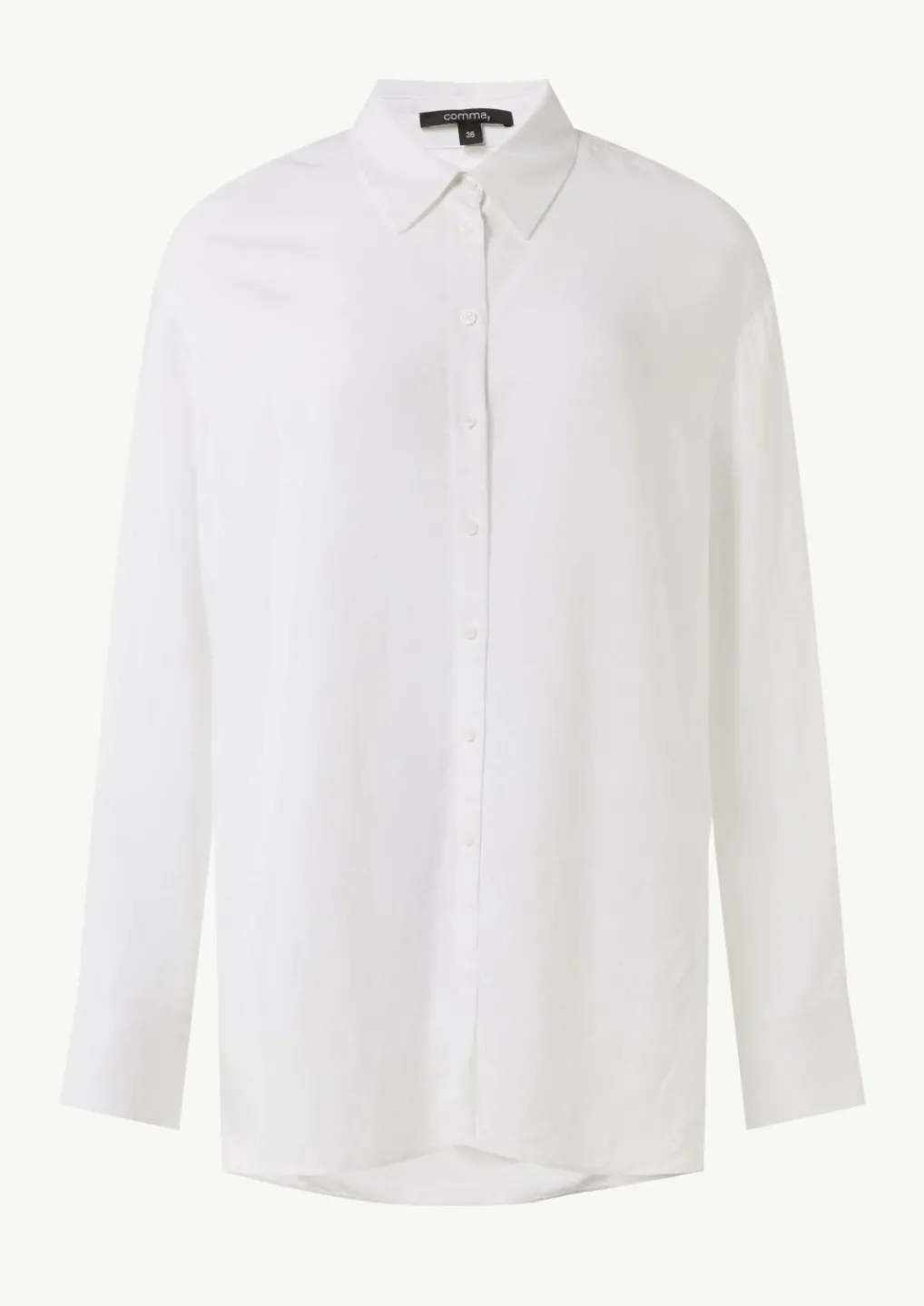 Tunika-Bluse aus Viskose-Leinen-Mix-Comma Sale