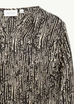 Tunikabluse mit All-over-Print-Comma Sale
