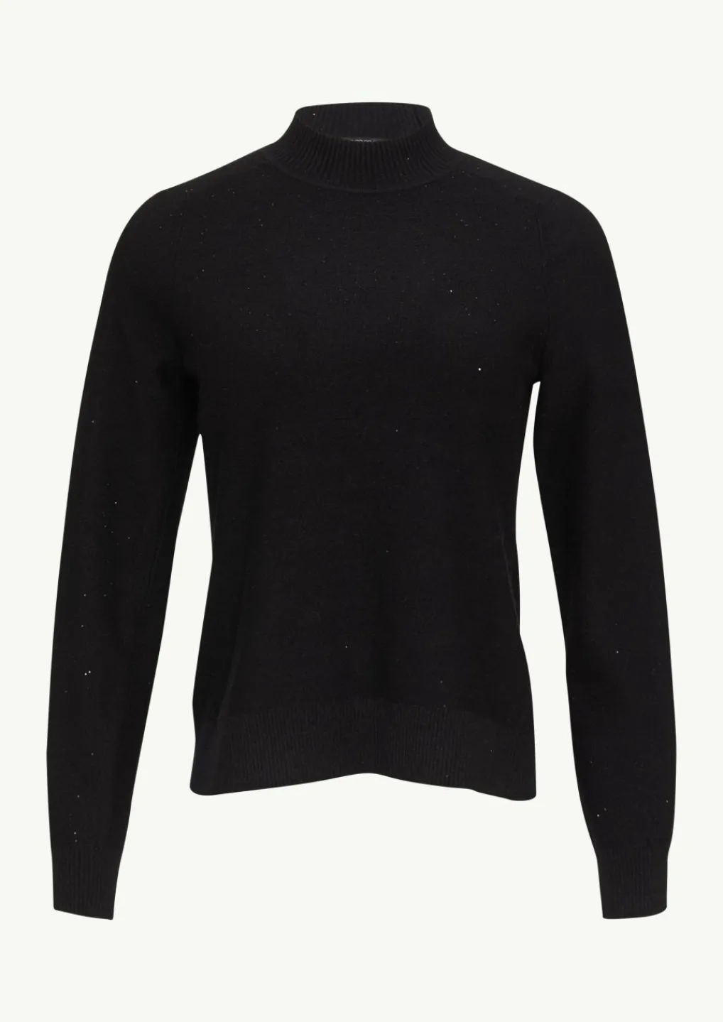 Turtleneck-Strickpullover mit Minipailletten-Comma Fashion