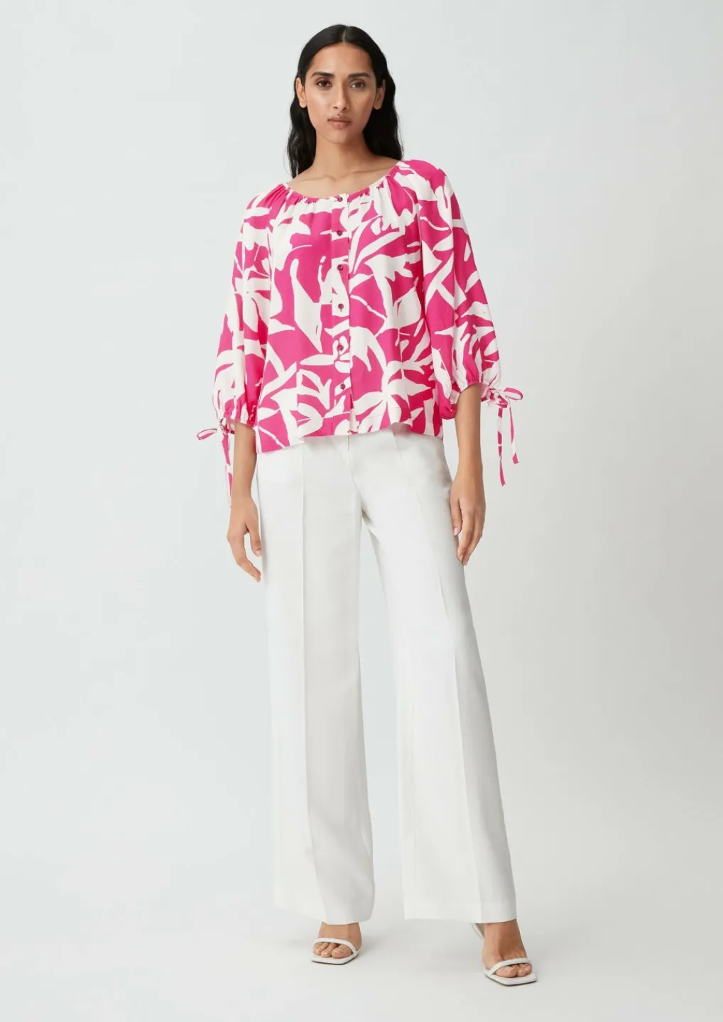 Twill-Bluse aus Viskosemix-Comma Best
