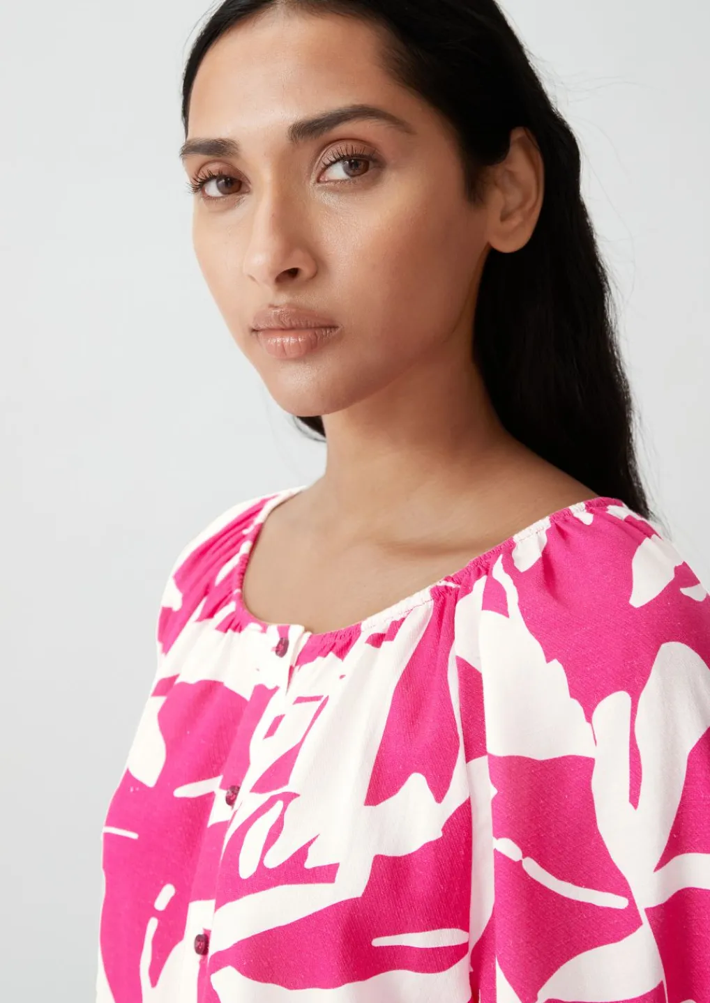 Twill-Bluse aus Viskosemix-Comma Best