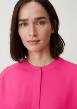 Twill-Bluse aus Viskosemix-Comma Clearance