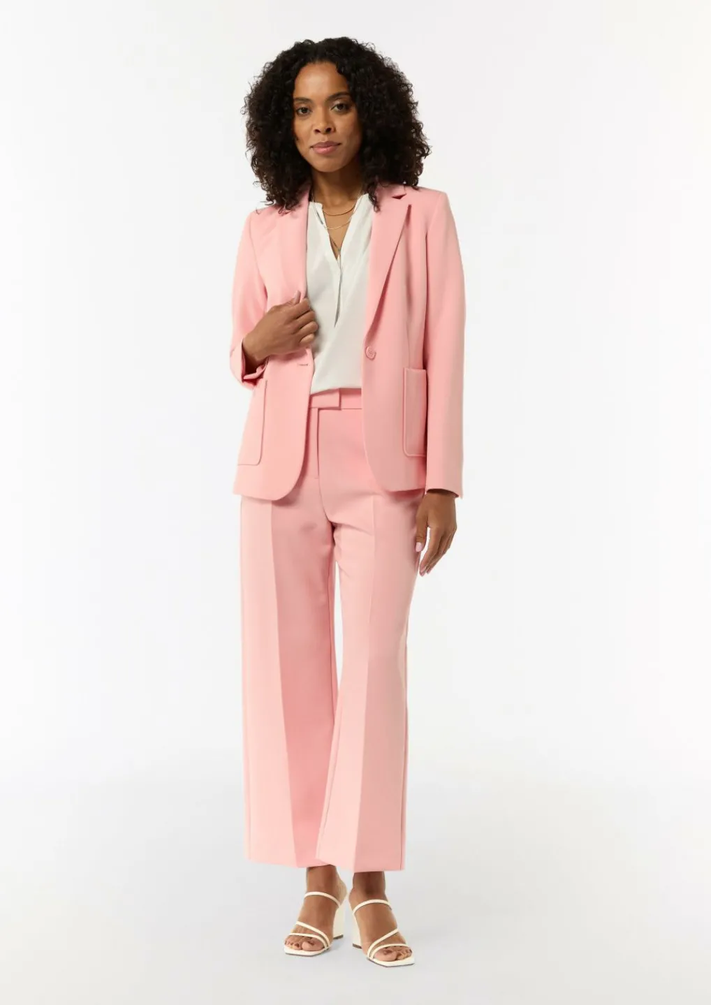 Twill-Bluse im Relaxed Fit mit Tunika-Ausschnitt-Comma New