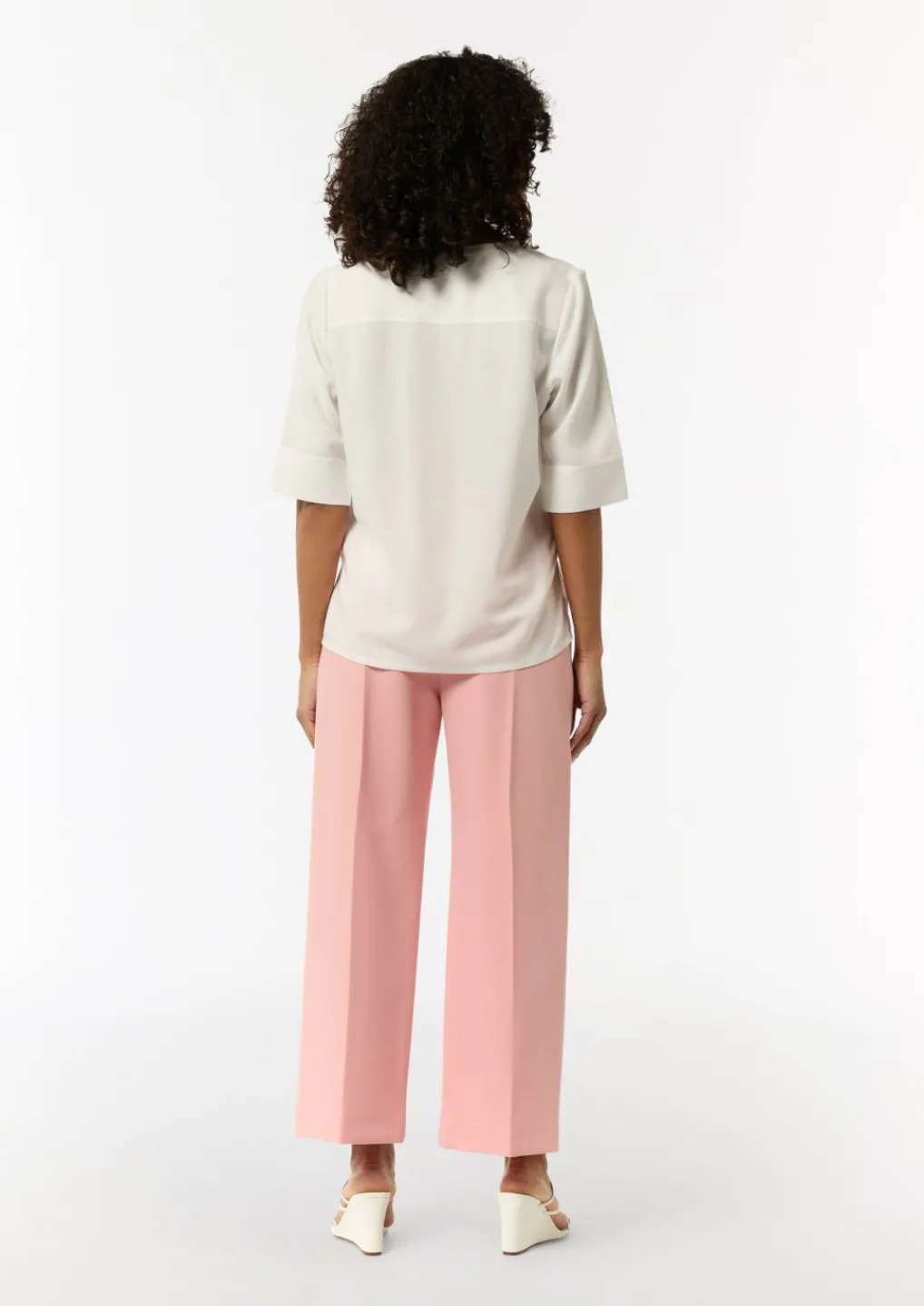 Twill-Bluse im Relaxed Fit mit Tunika-Ausschnitt-Comma New