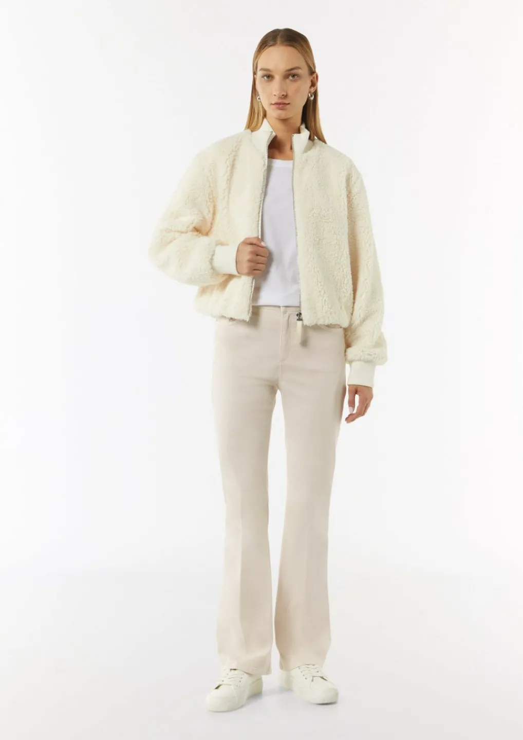 Twill-Hose mit Flared Leg-Comma Sale