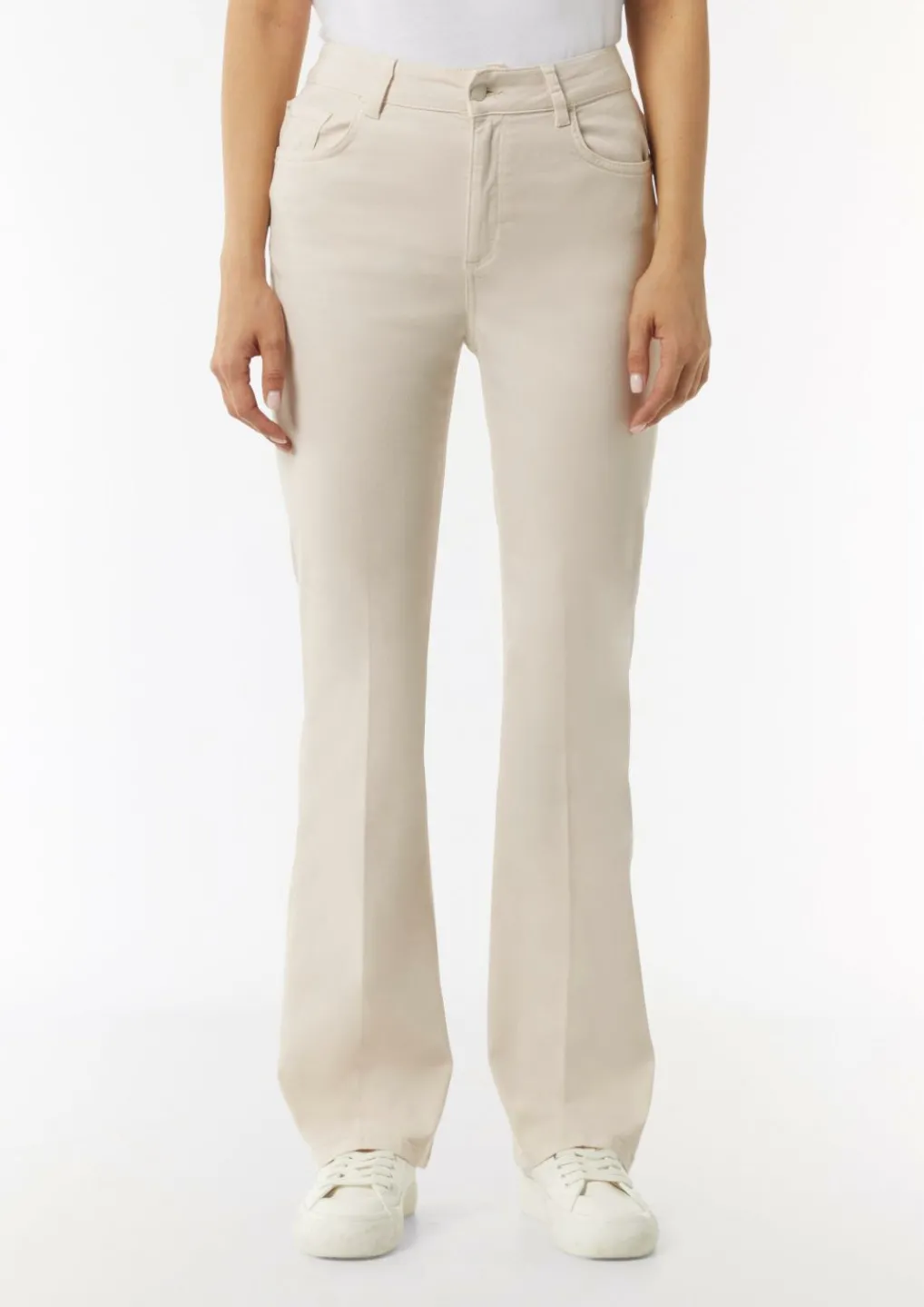 Twill-Hose mit Flared Leg-Comma Sale