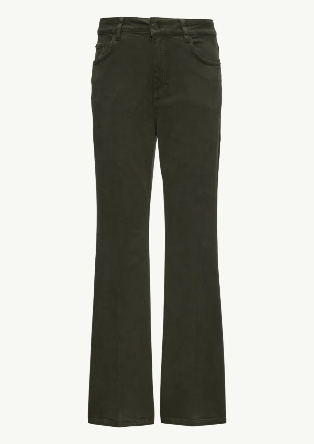 Twill-Hose mit Flared Leg-Comma Outlet