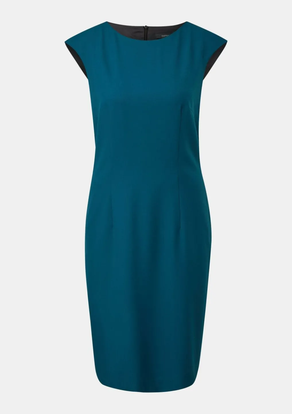Twill-Kleid aus Viskosemix-Comma Discount