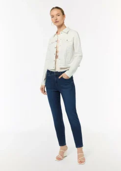 Verkürzte Jeansjacke aus Baumwollmix-Comma Hot
