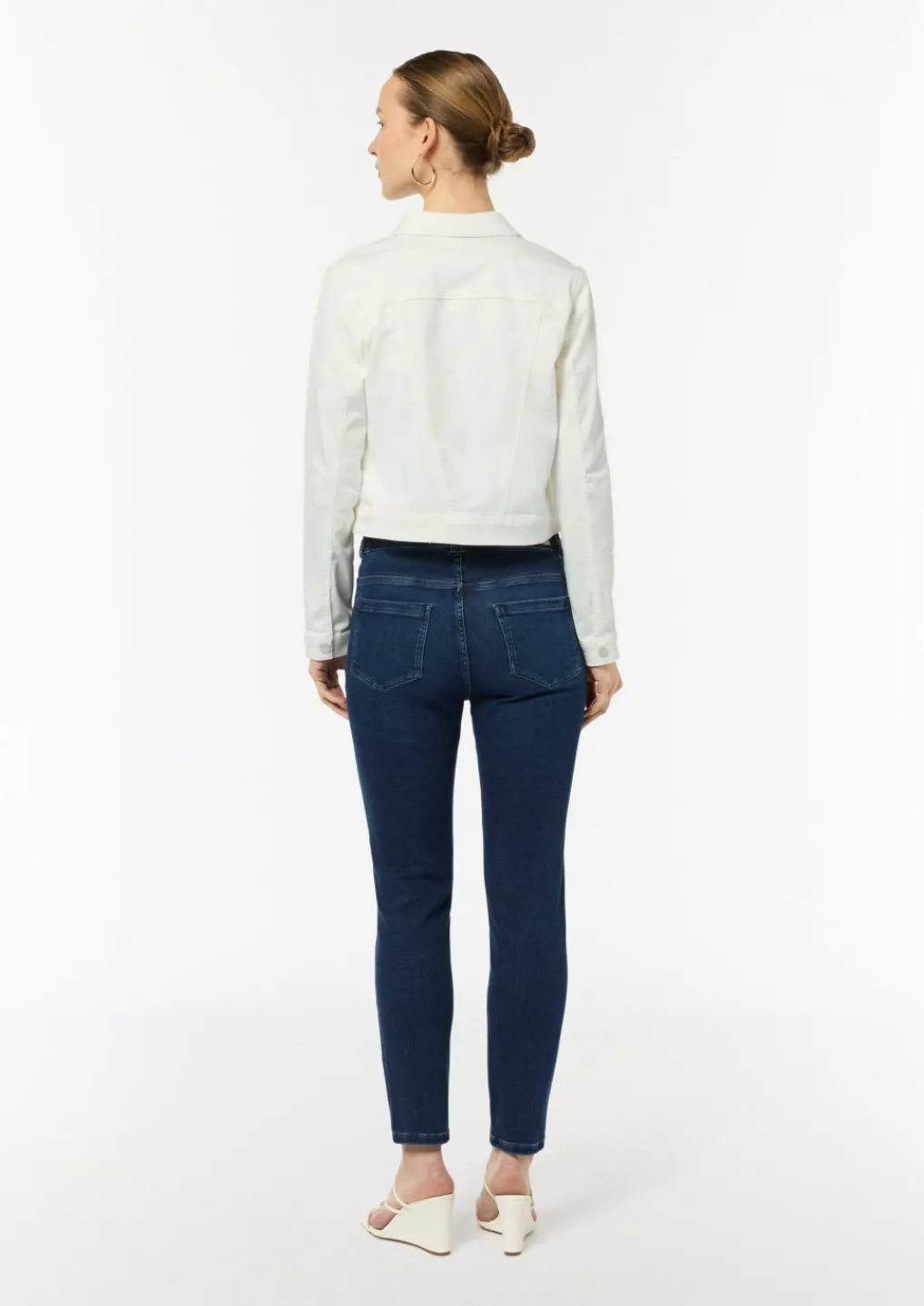 Verkürzte Jeansjacke aus Baumwollmix-Comma Hot