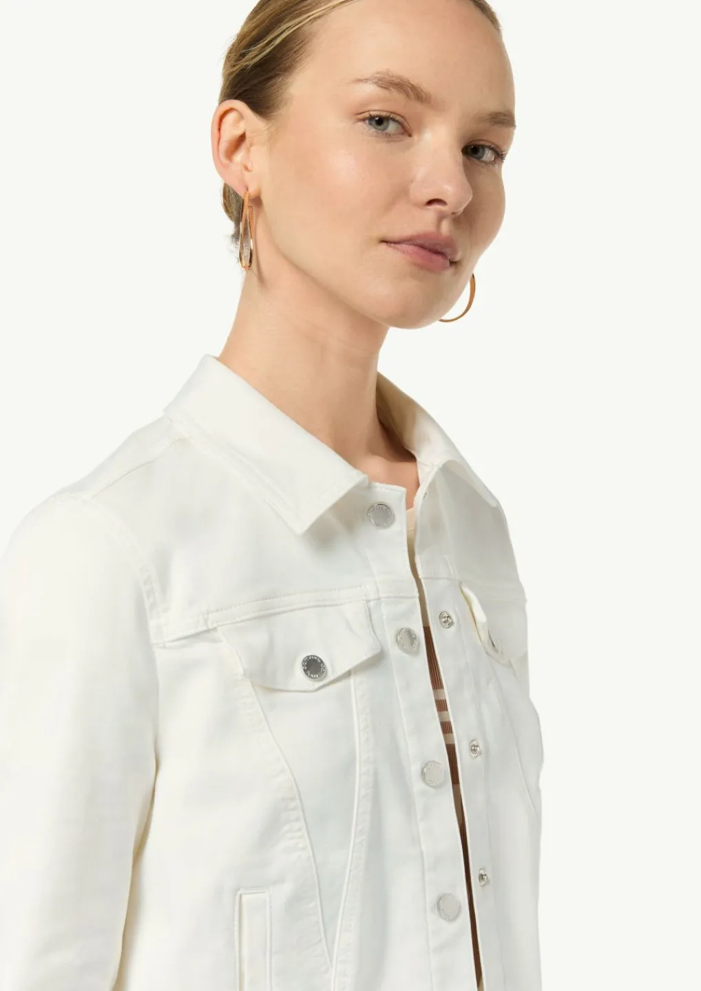 Verkürzte Jeansjacke aus Baumwollmix-Comma Hot