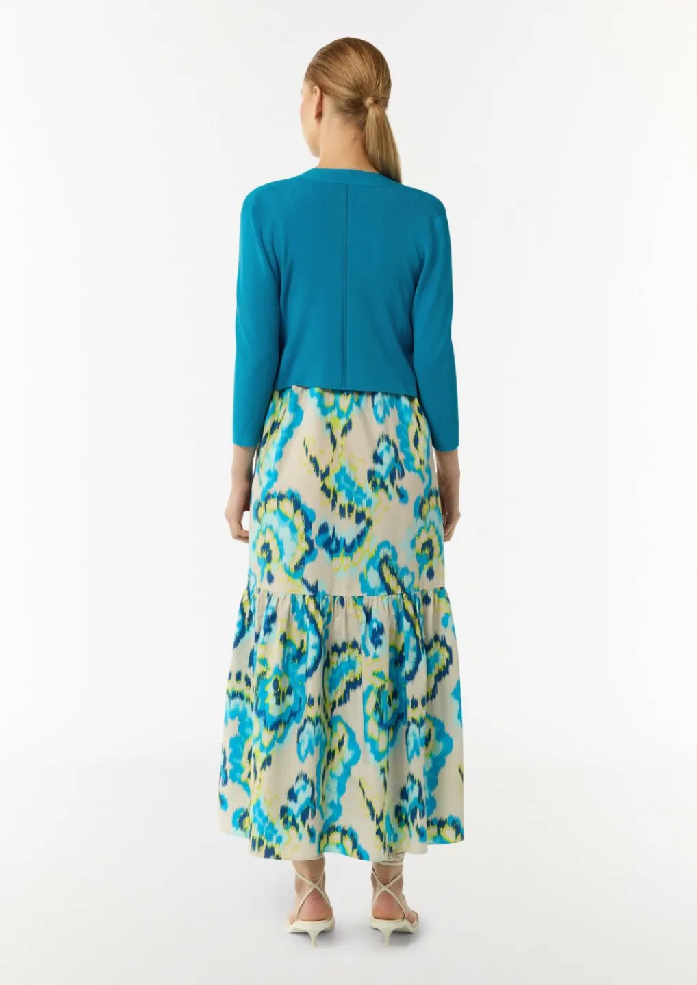 Verkürzte Strickjacke aus Viskosemix-Comma Best