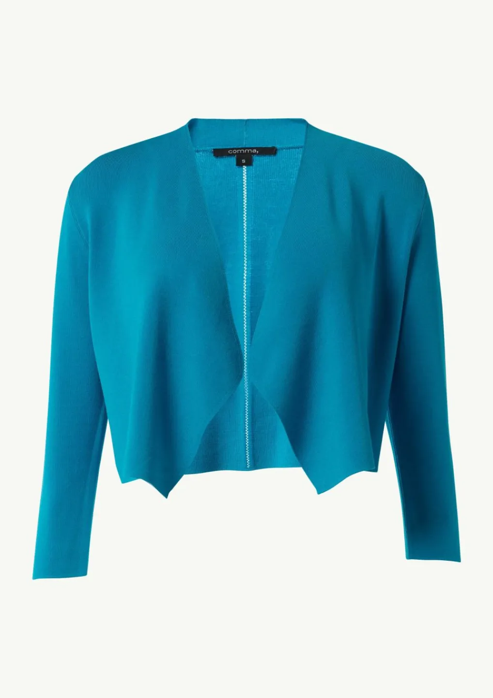 Verkürzte Strickjacke aus Viskosemix-Comma Best