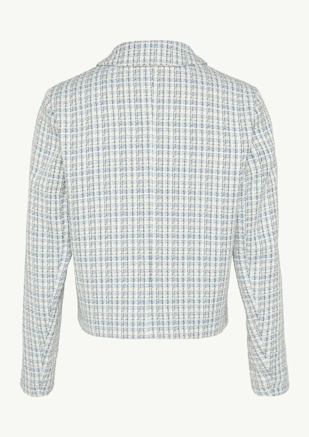 Verkürzte Tweed-Jacke mit aufgesetzten Taschen-Comma New