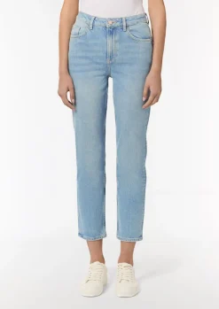 Verwaschene Jeans mit Straight Leg-Comma Outlet