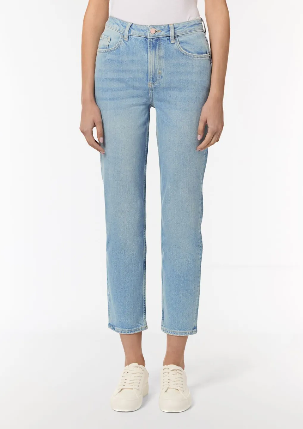 Verwaschene Jeans mit Straight Leg-Comma Outlet