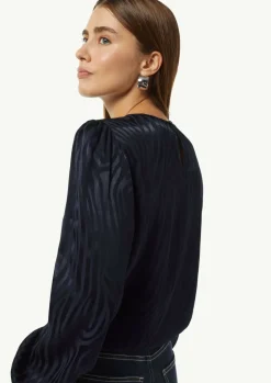 Viskose-Bluse in Animal-Optik-Comma Discount