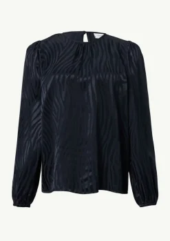 Viskose-Bluse in Animal-Optik-Comma Discount