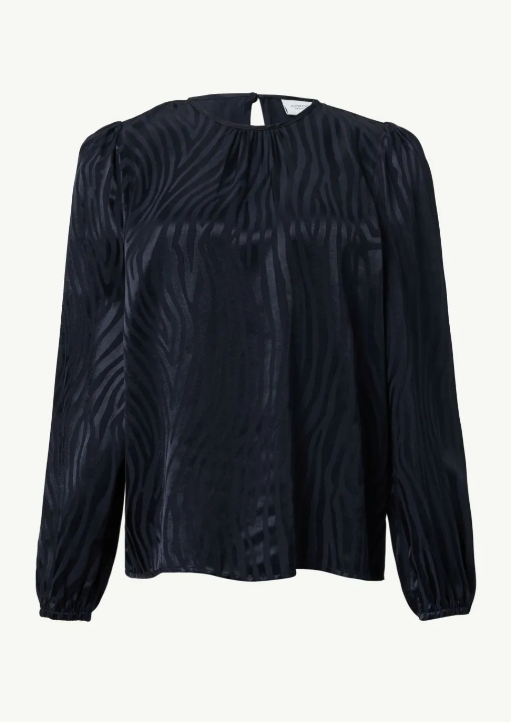 Viskose-Bluse in Animal-Optik-Comma Discount