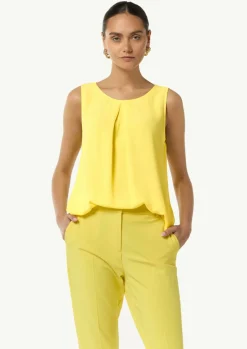 Viskosebluse mit Crêpestruktur-Comma Sale