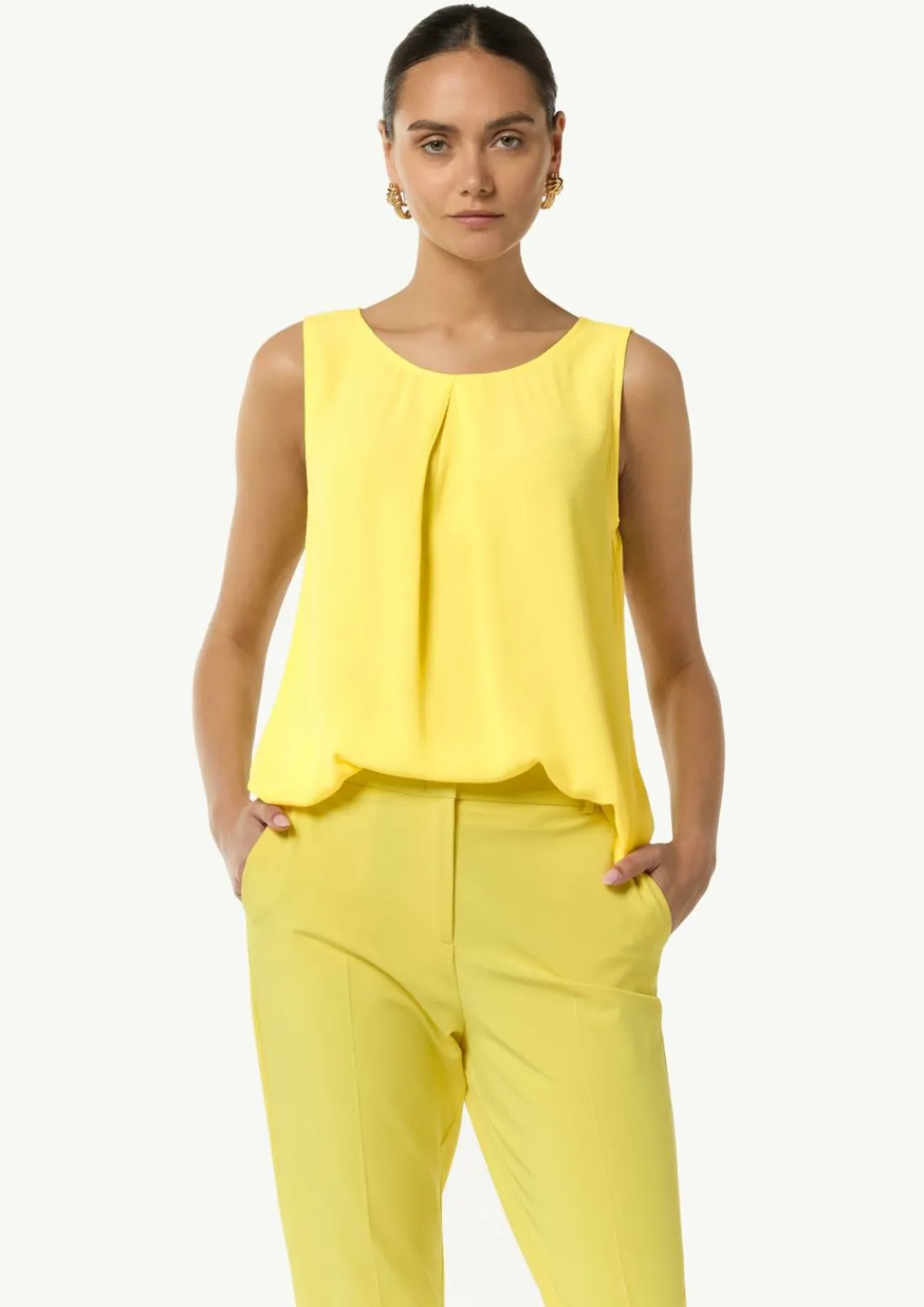 Viskosebluse mit Crêpestruktur-Comma Sale
