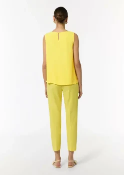 Viskosebluse mit Crêpestruktur-Comma Sale