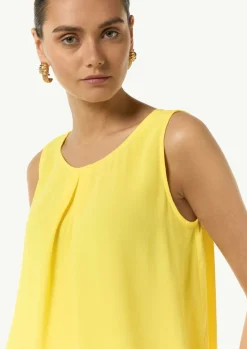 Viskosebluse mit Crêpestruktur-Comma Sale