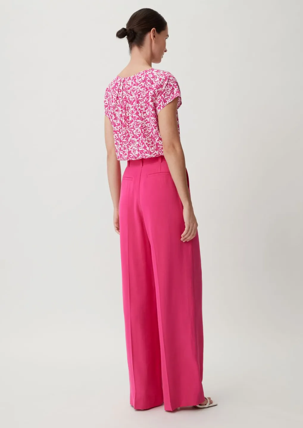 Viskosebluse mit Kappärmel-Comma Sale