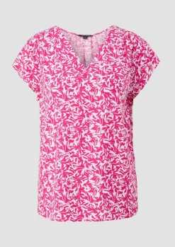 Viskosebluse mit Kappärmel-Comma Sale