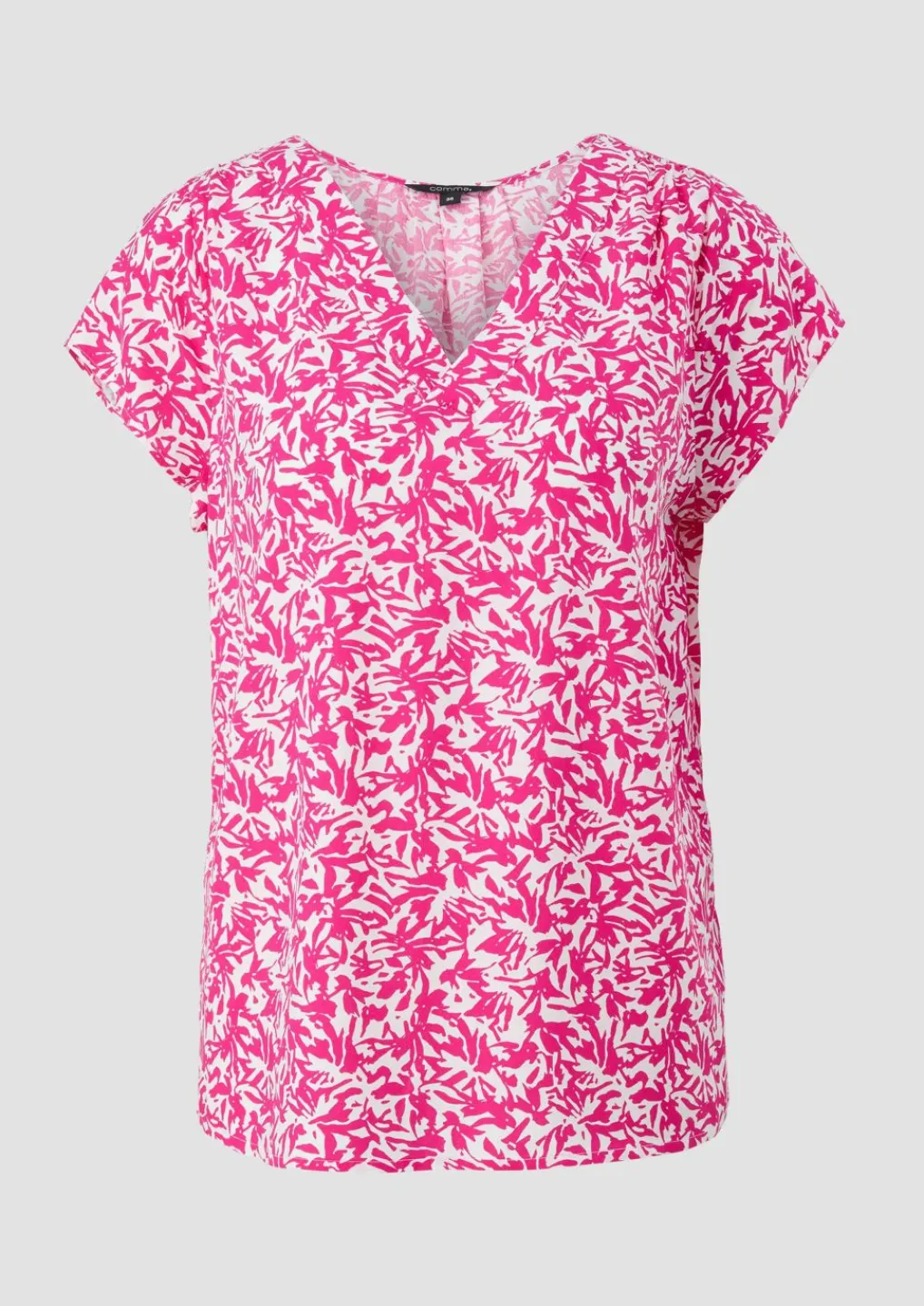 Viskosebluse mit Kappärmel-Comma Sale