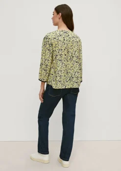 Viskosebluse mit Tunika-Ausschnitt-Comma Sale