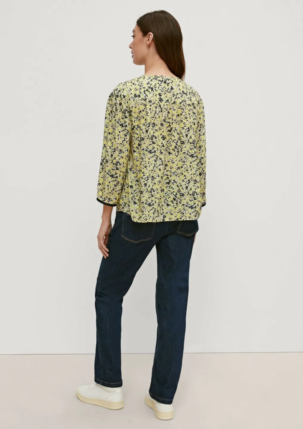 Viskosebluse mit Tunika-Ausschnitt-Comma Sale