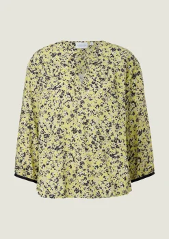 Viskosebluse mit Tunika-Ausschnitt-Comma Sale