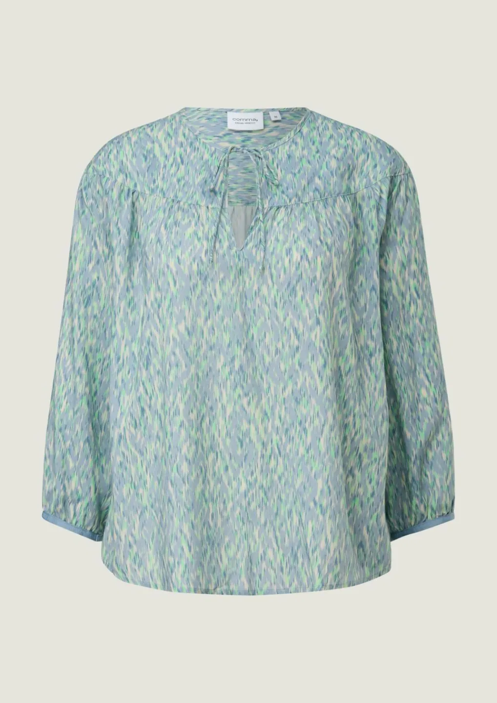 Viskosebluse mit Tunika-Ausschnitt-Comma Fashion