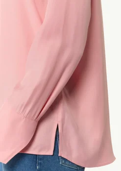 Viskosebluse mit V-Ausschnitt-Comma New