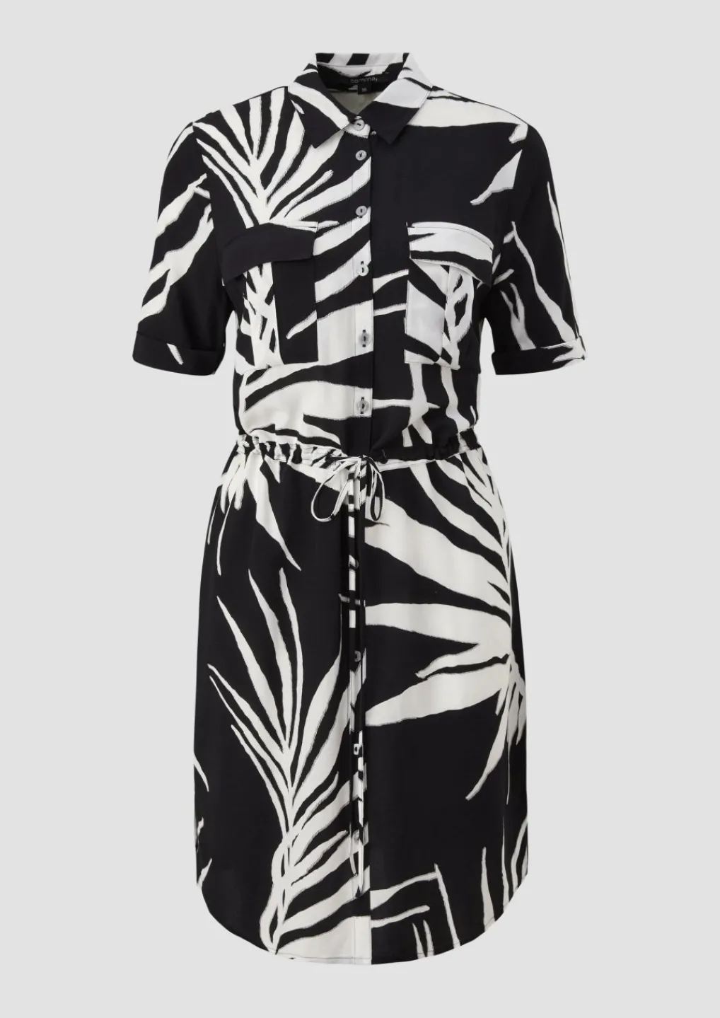 Viskosekleid mit Crêpestruktur-Comma New