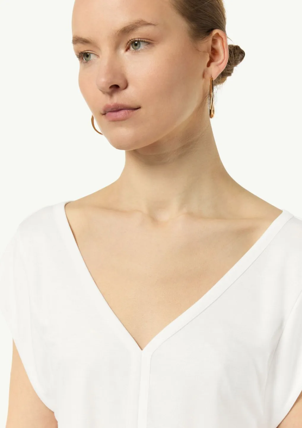 Viskoseshirt mit Kappärmeln-Comma Discount