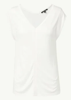 Viskoseshirt mit Kappärmeln-Comma Discount
