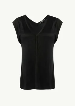 Viskoseshirt mit Kappärmeln-Comma Hot